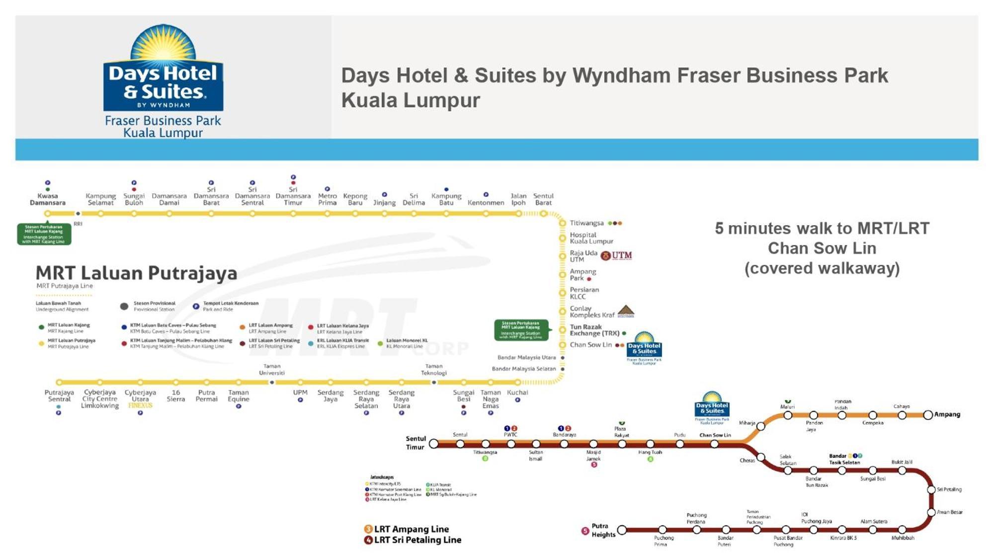 Days Hotel & Suites By Wyndham Kl - Chan Sow Lin Mrt Or Lrt Kuala Lumpur Exterior foto